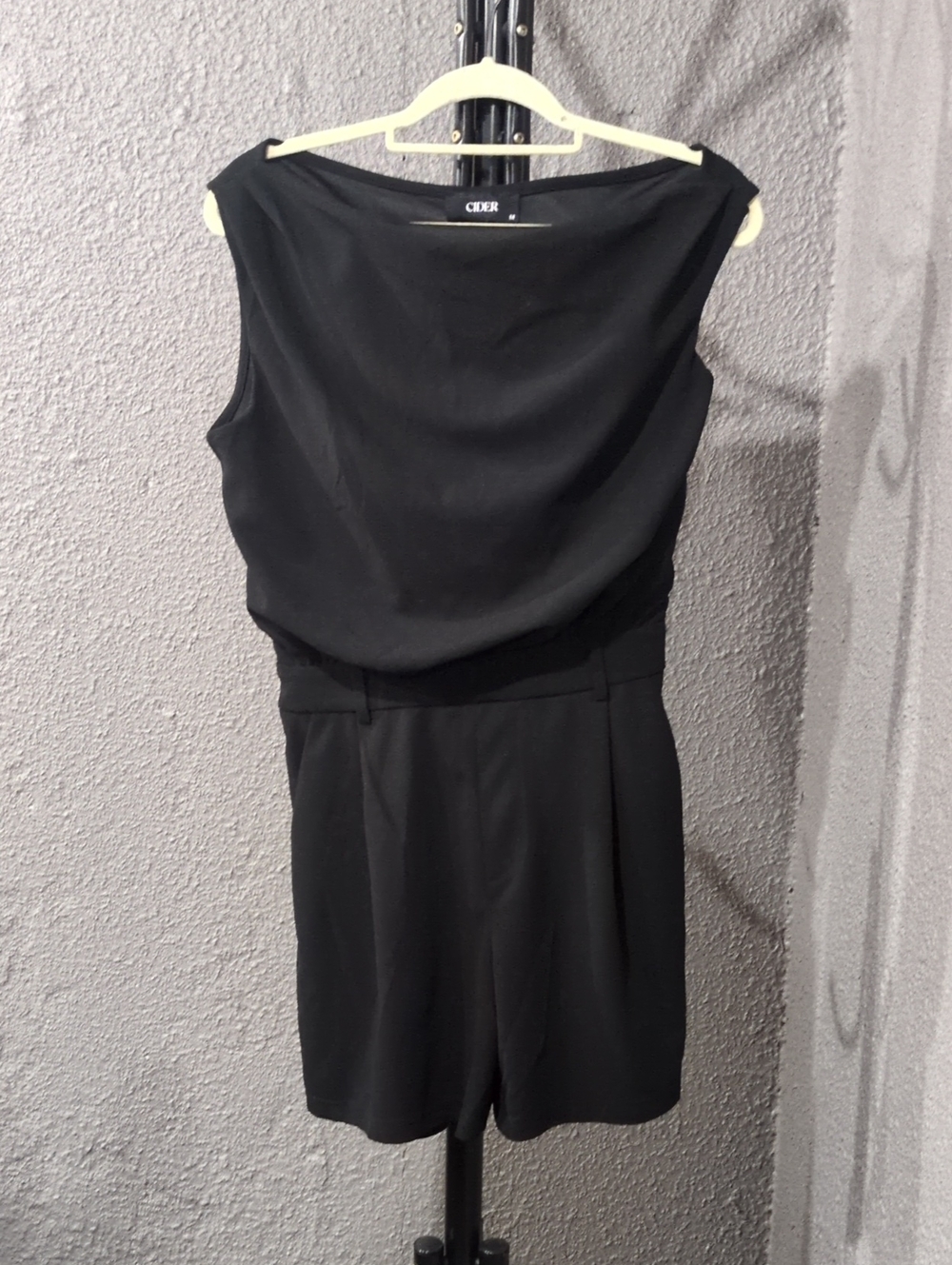Black Sleeveless Jumpsuit